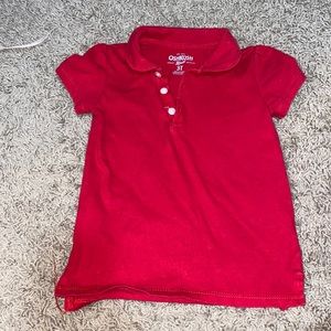 3T Red Polo Shirts QTY:5